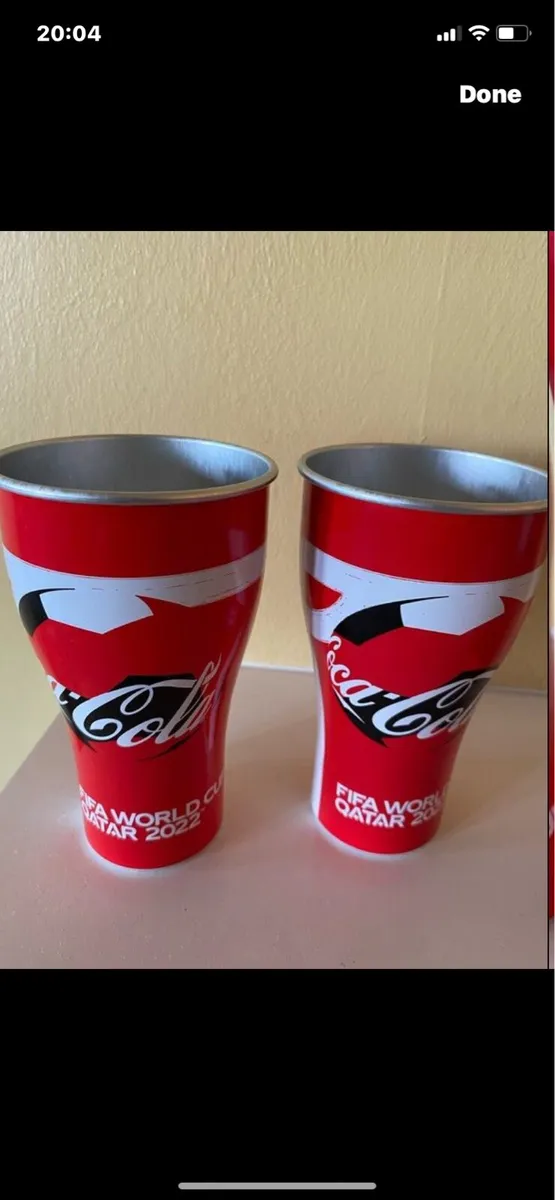 Qatar 2022 World Cup Coca Cola Cups - Image 1