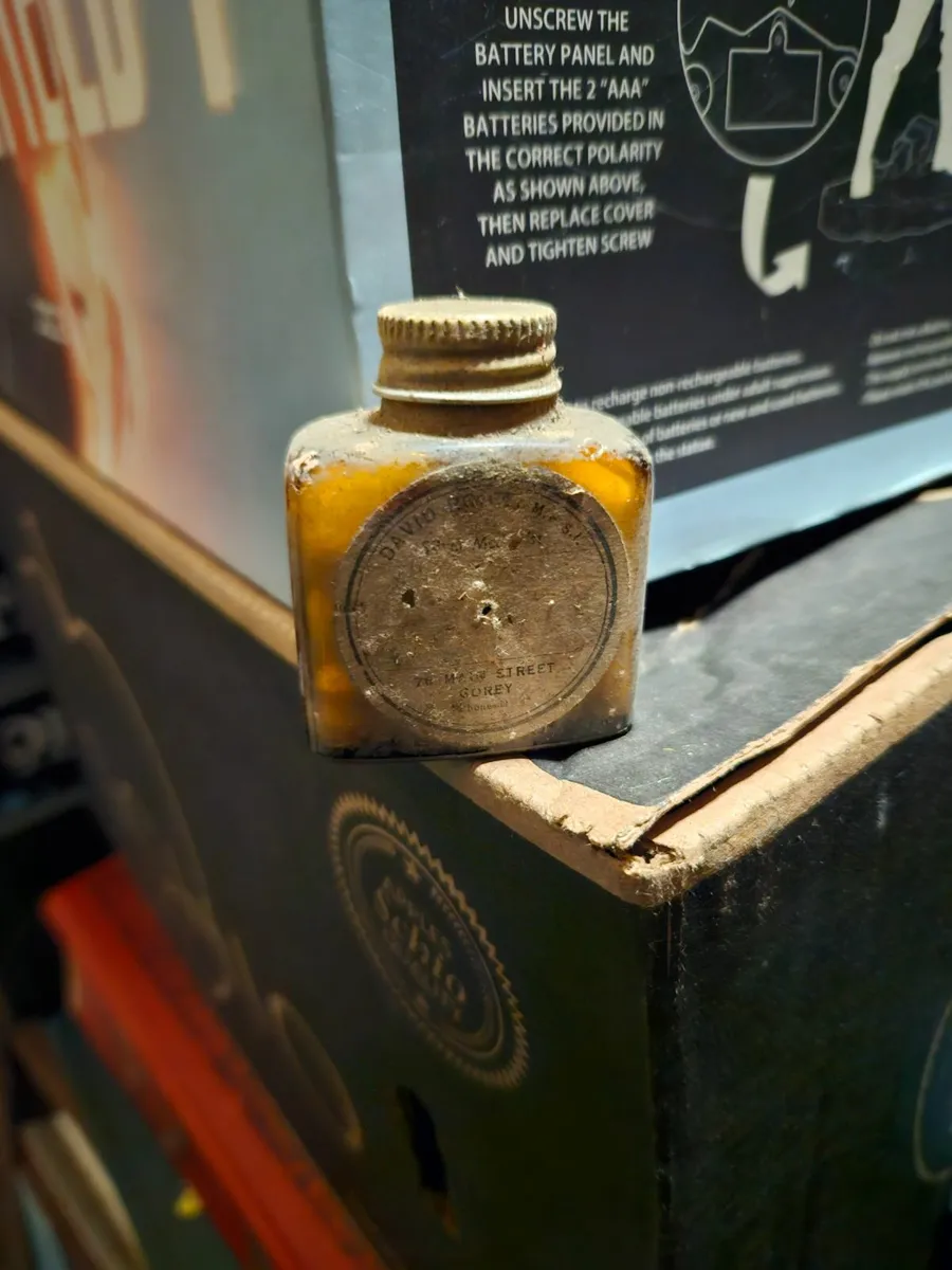 Vintage Medicine Bottle Gorey Wexford - Image 3