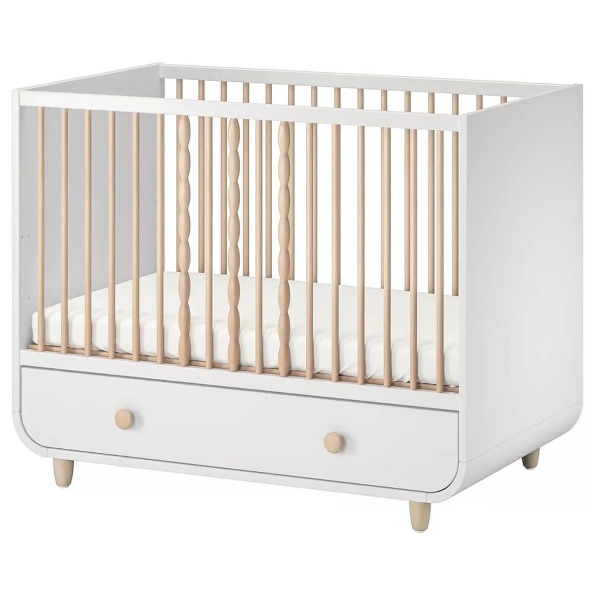 Baby Cot with Drawer - Image 1