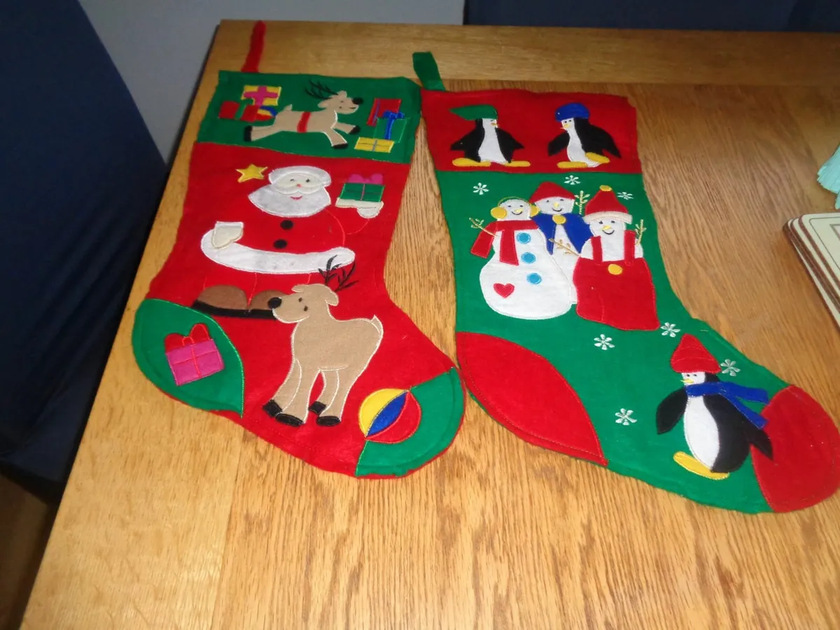 Christmas Stockings x 2 for Sale - Image 1