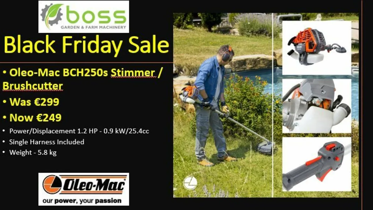 Oleo Mac 250S Brushcutter / Strimmer - Image 1
