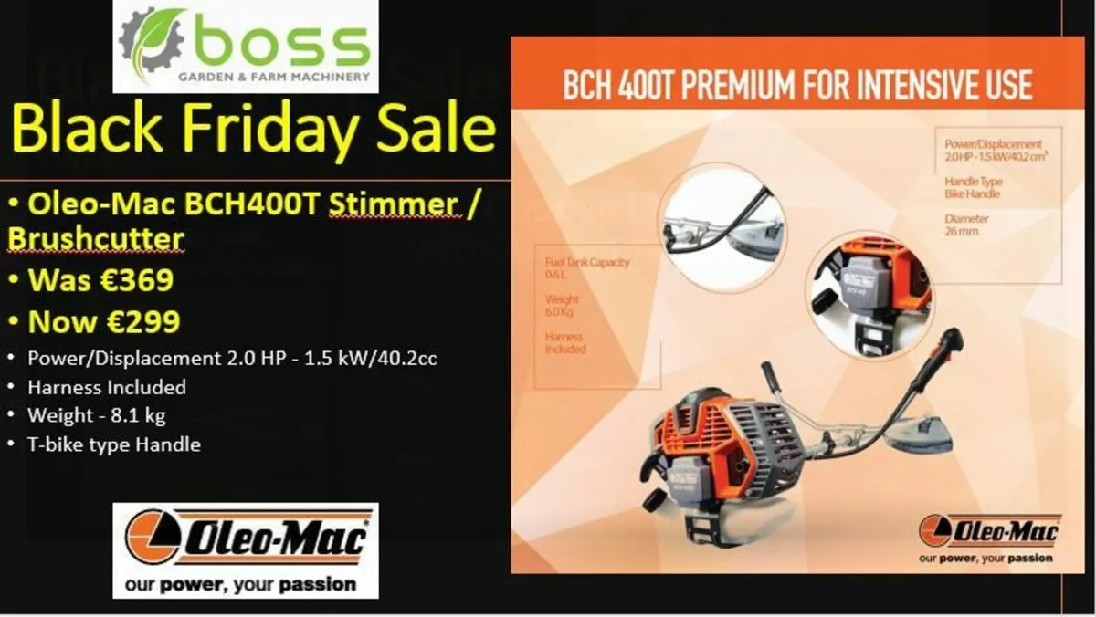 Oleo Mac 400T Brushcutter / Strimmer - Image 1