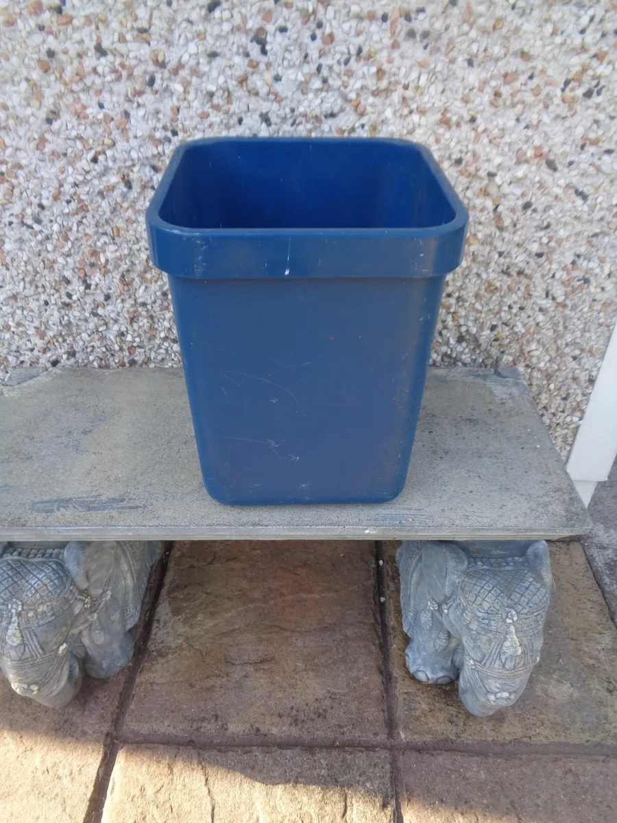 Blue Storage Bin for Sale - Image 1
