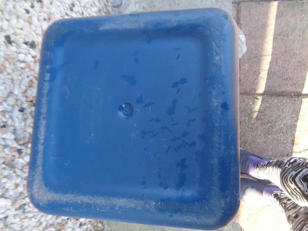Blue Storage Bin for Sale - Image 2