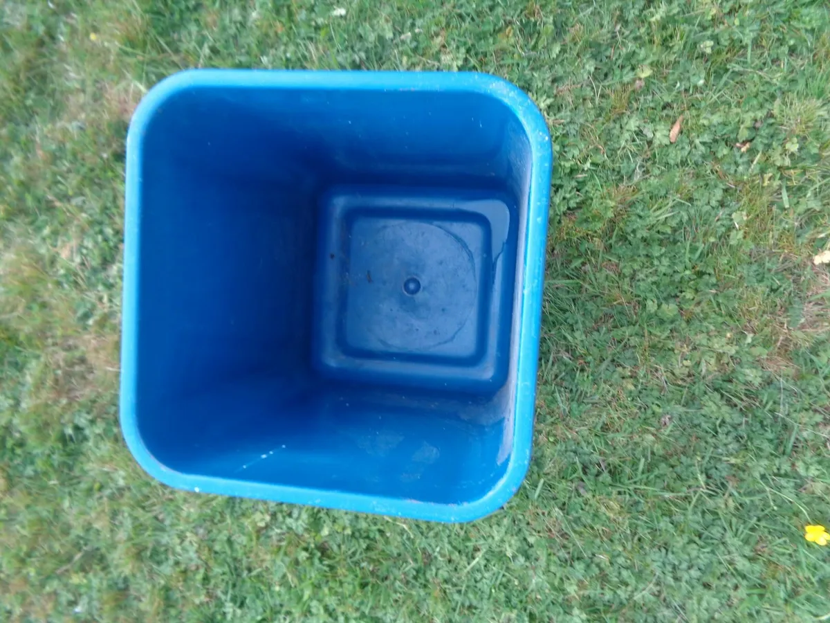 Blue Storage Bin for Sale - Image 3