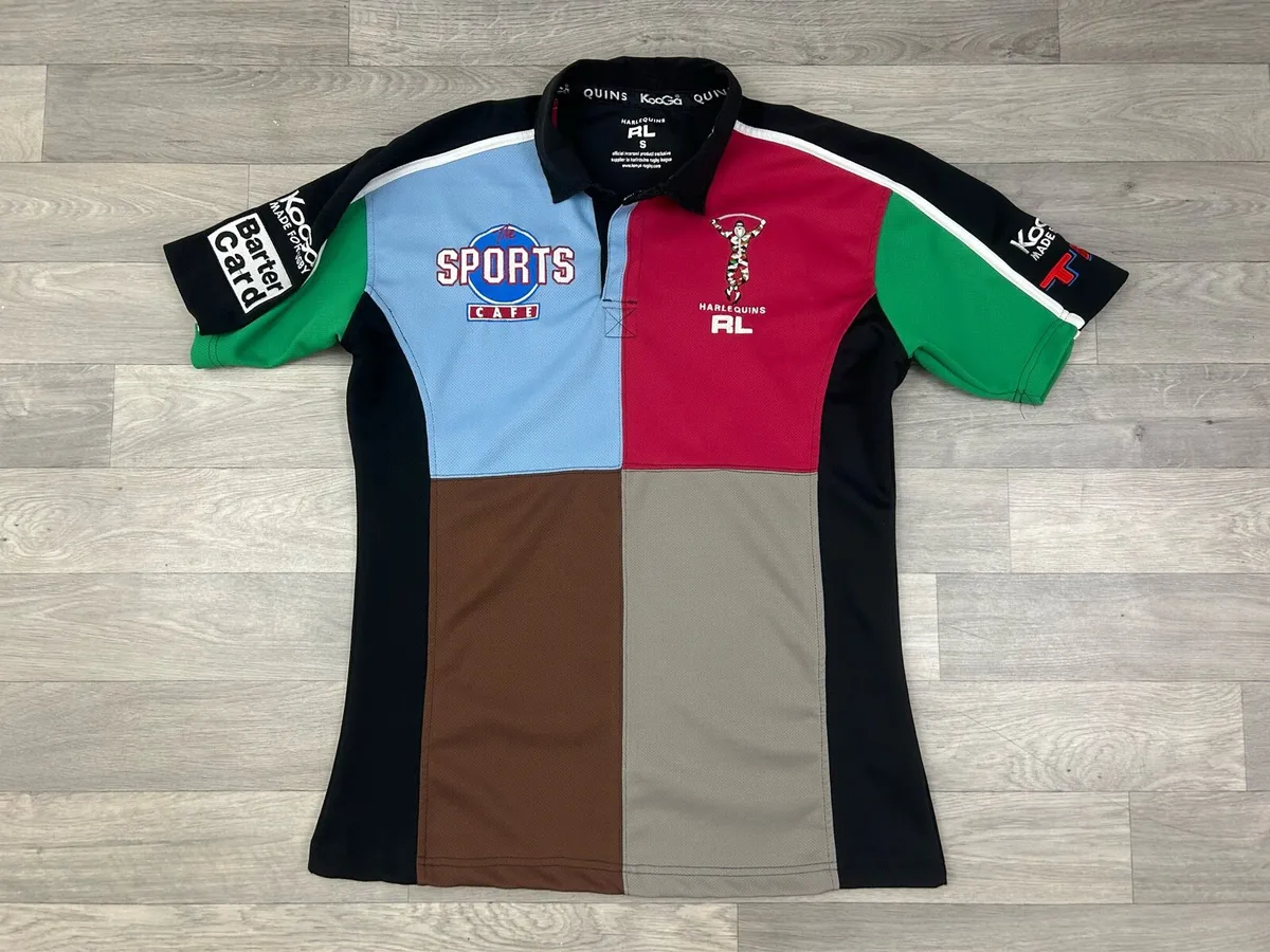 Vintage Kooga Harlequins Rugby League Jersey S/M - Image 1