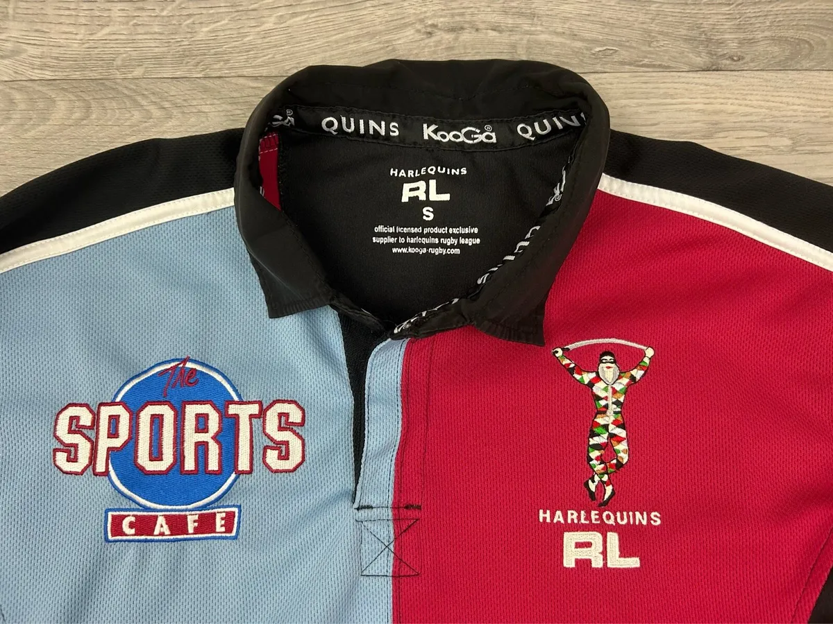 Vintage Kooga Harlequins Rugby League Jersey S/M - Image 3