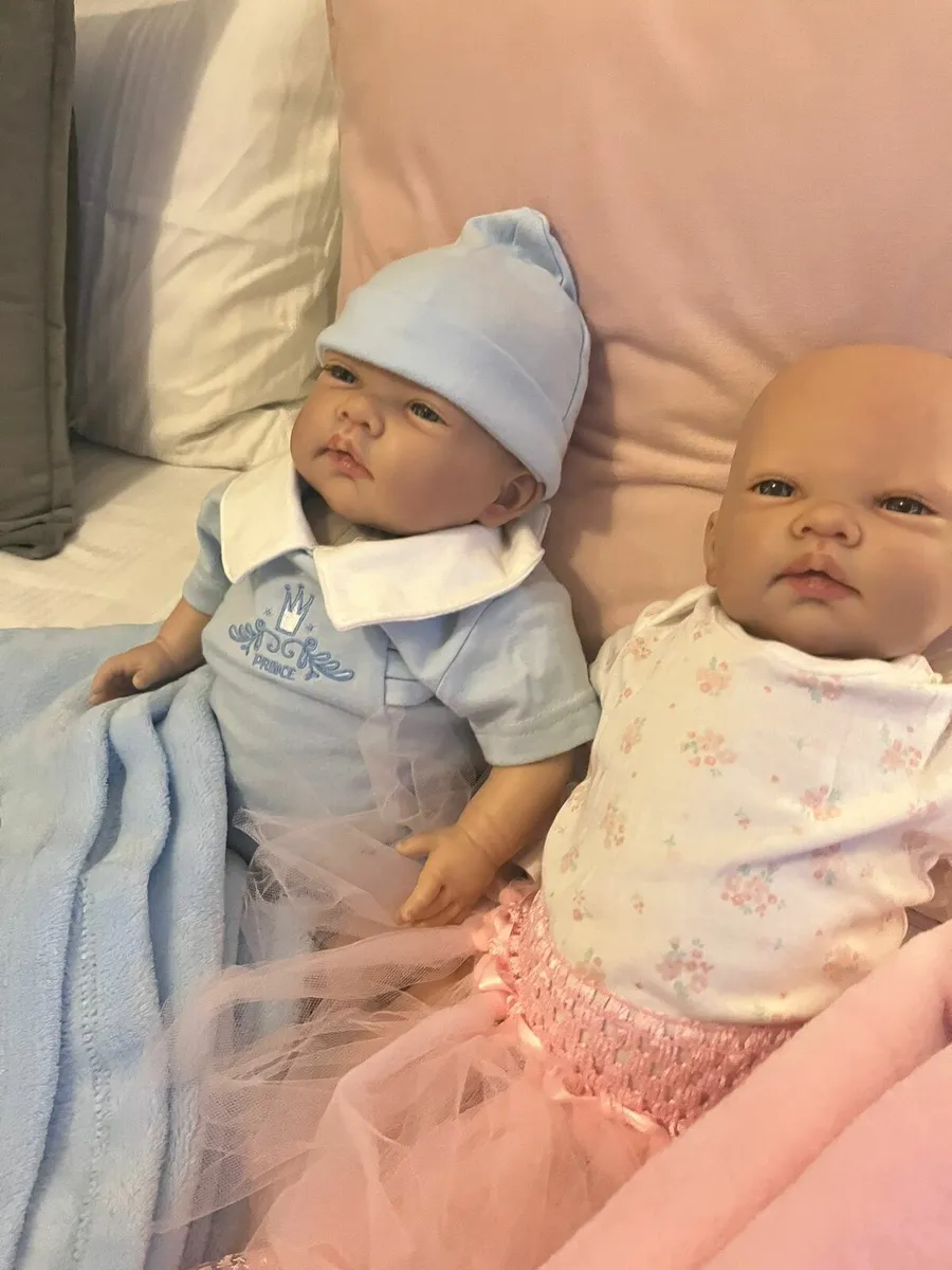 Sofia and Archie twin reborn dolls by Samantha - Image 4