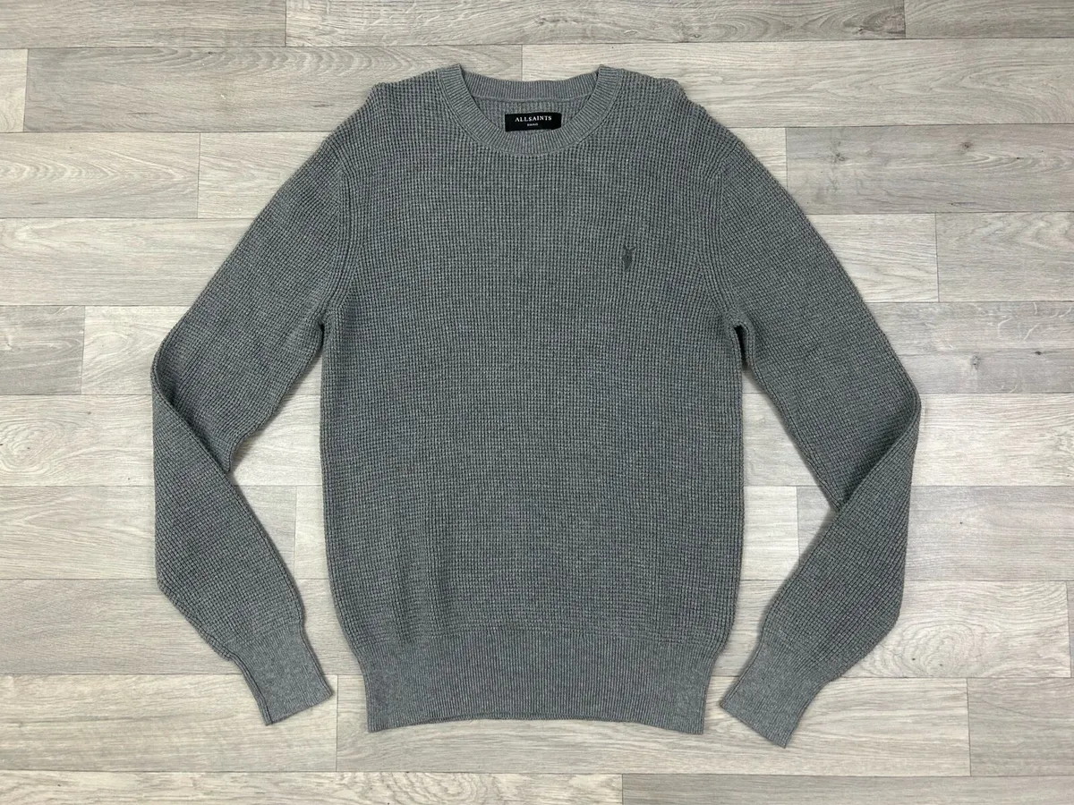 All Saints Cotton Jumper Sweater Mens Medium - Image 1