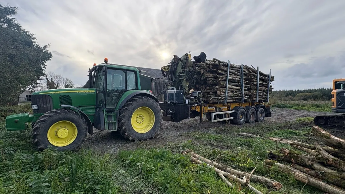 Tri axle timber trailer - Image 1