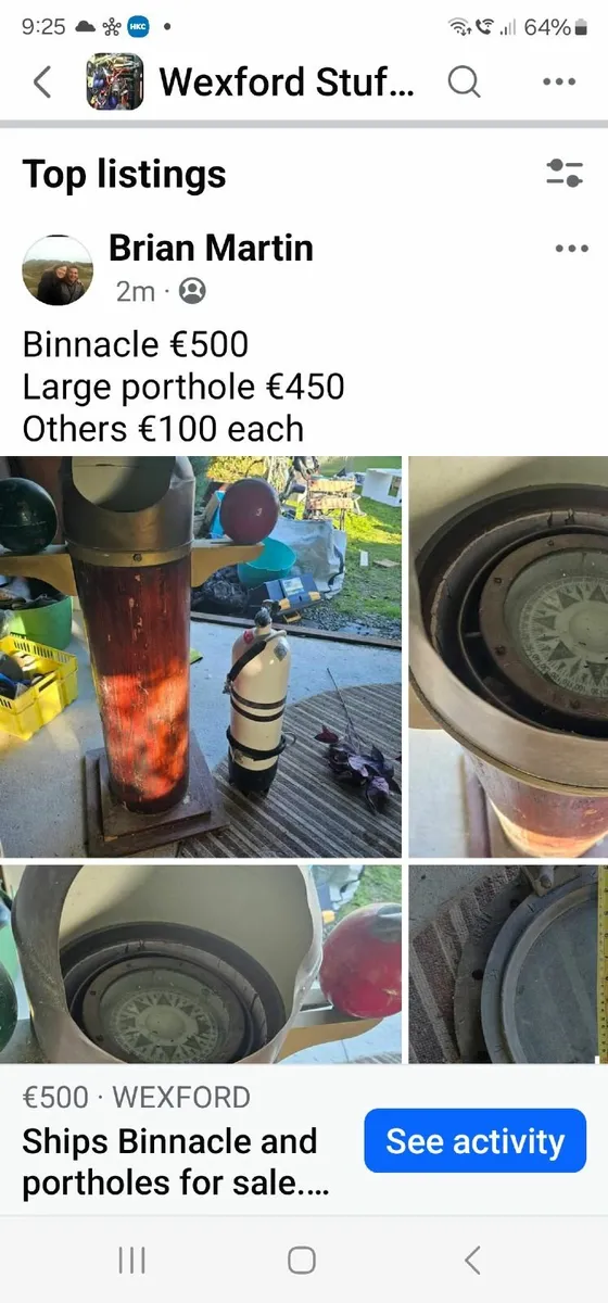 Ships portholes and ships Binnacle - Image 2