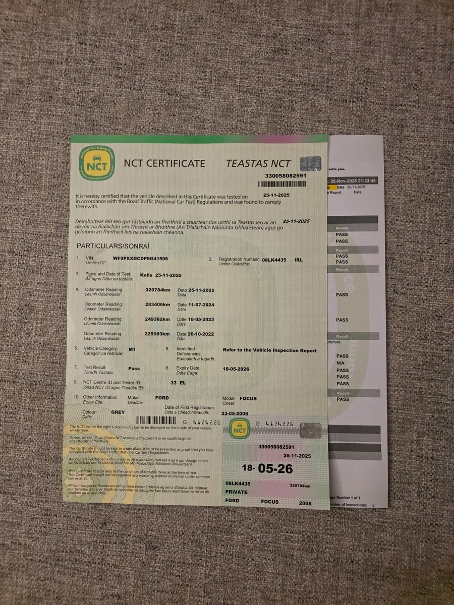 FORD FOCUS 2008 1.6 AUTOMATIC NEW NCT - Image 3