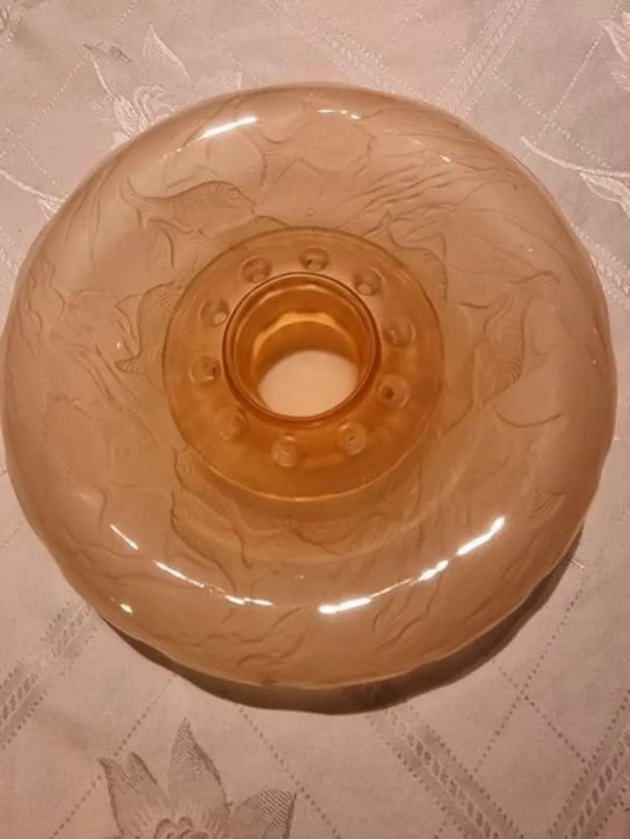 Art Deco Glass Rose Bowl - Image 1