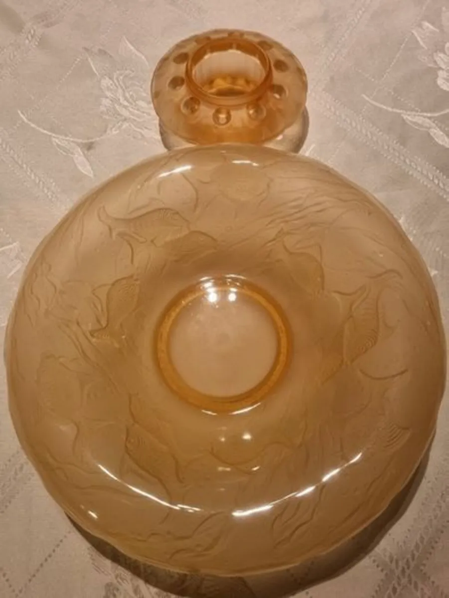 Art Deco Glass Rose Bowl - Image 4