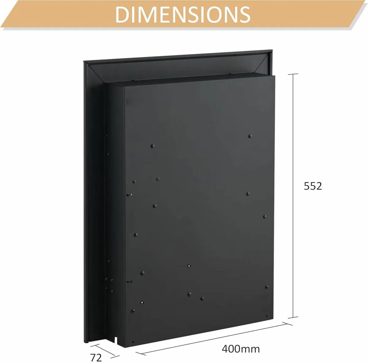 16’’ Fireplace Insert, 2000W Heater, Chrome Trim - Image 2