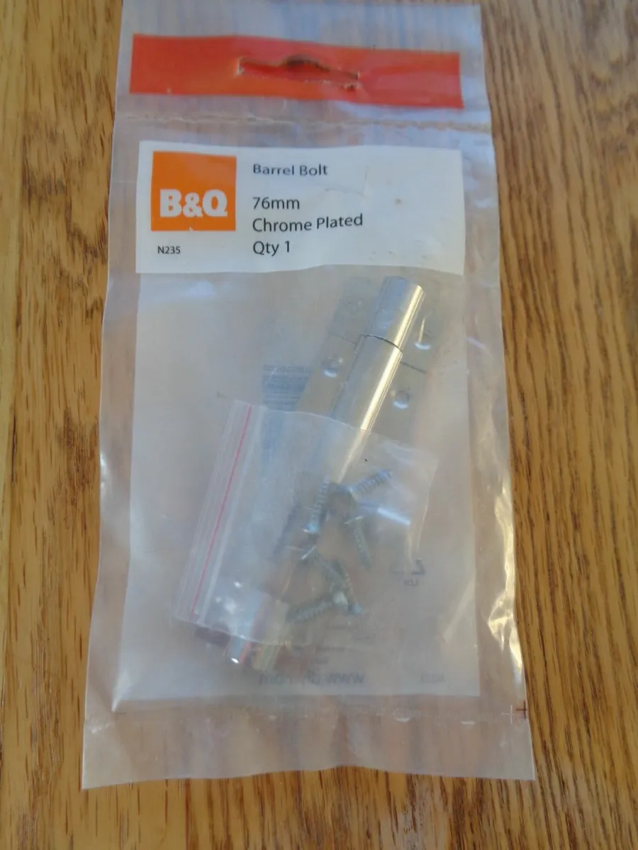 B&Q Barrel Bolt for Sale - Image 1
