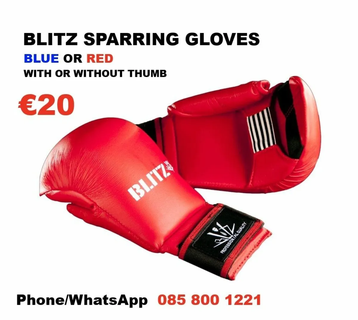 Karate Suits & Leather 16oz Boxing Gloves - Image 3