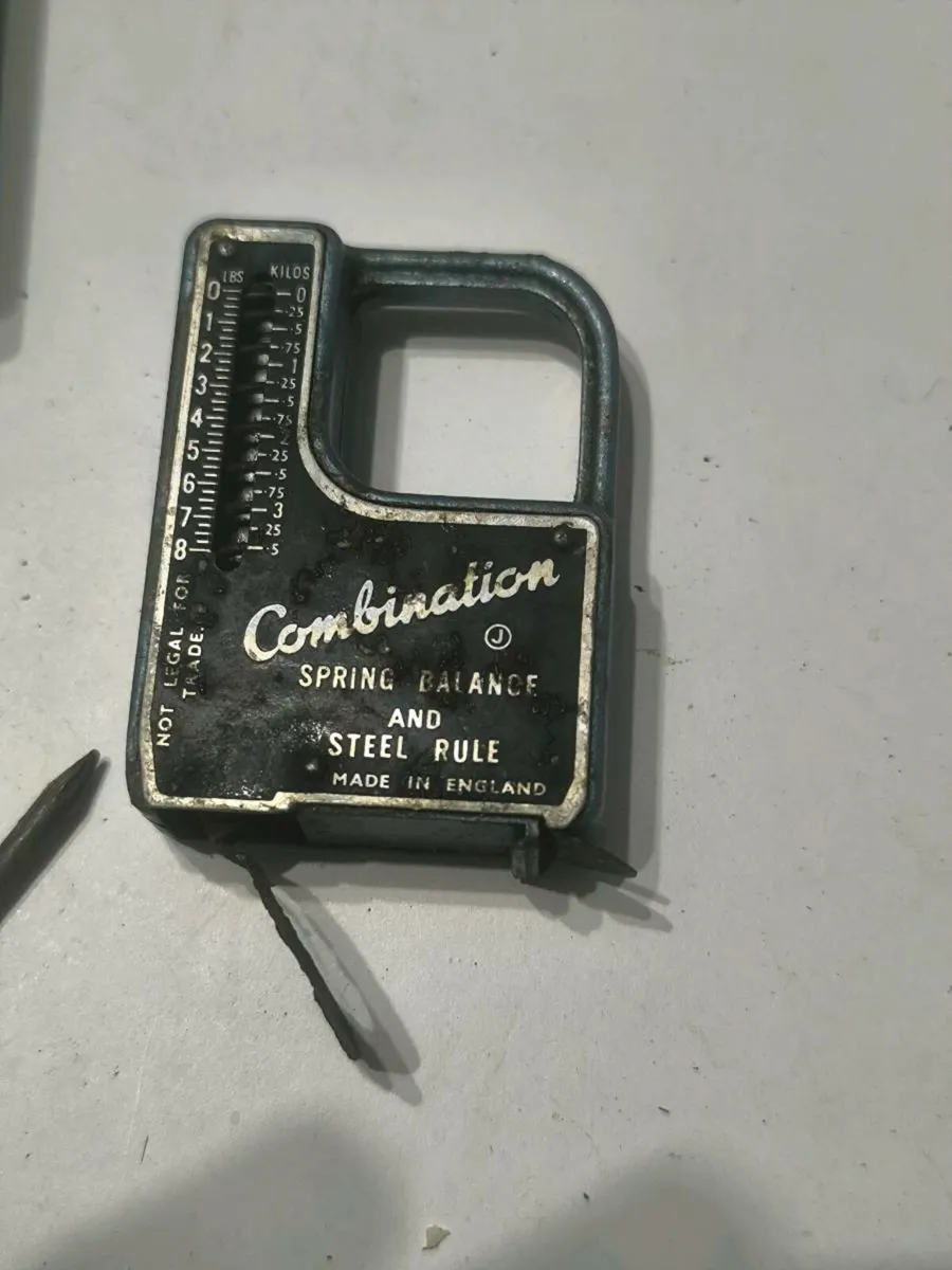 4 Vintage pocket balance scales Abu trout salmon - Image 2