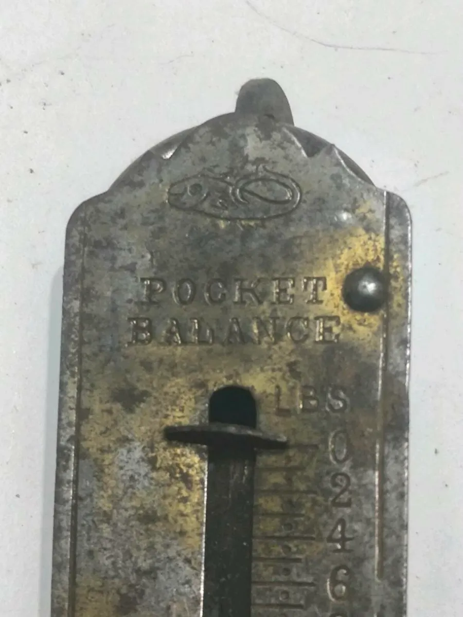 4 Vintage pocket balance scales Abu trout salmon - Image 3