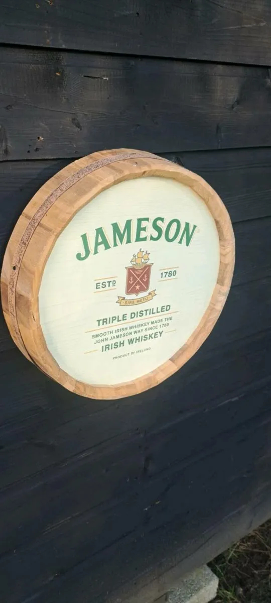 Jameson  half barrel sign