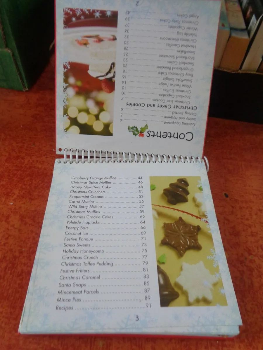 Christmas Cakes and Cookies Book for Sale - Image 2