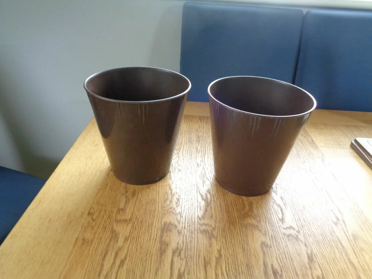 Plastic Dust Bins x 2 for Sale - Image 1