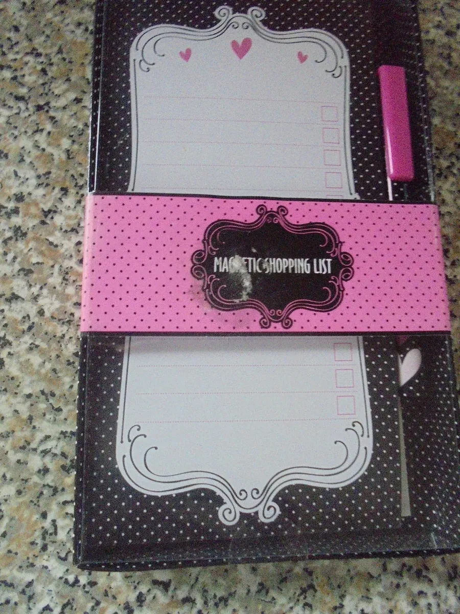 Magnetic Shopping List Set for Sale - Image 1