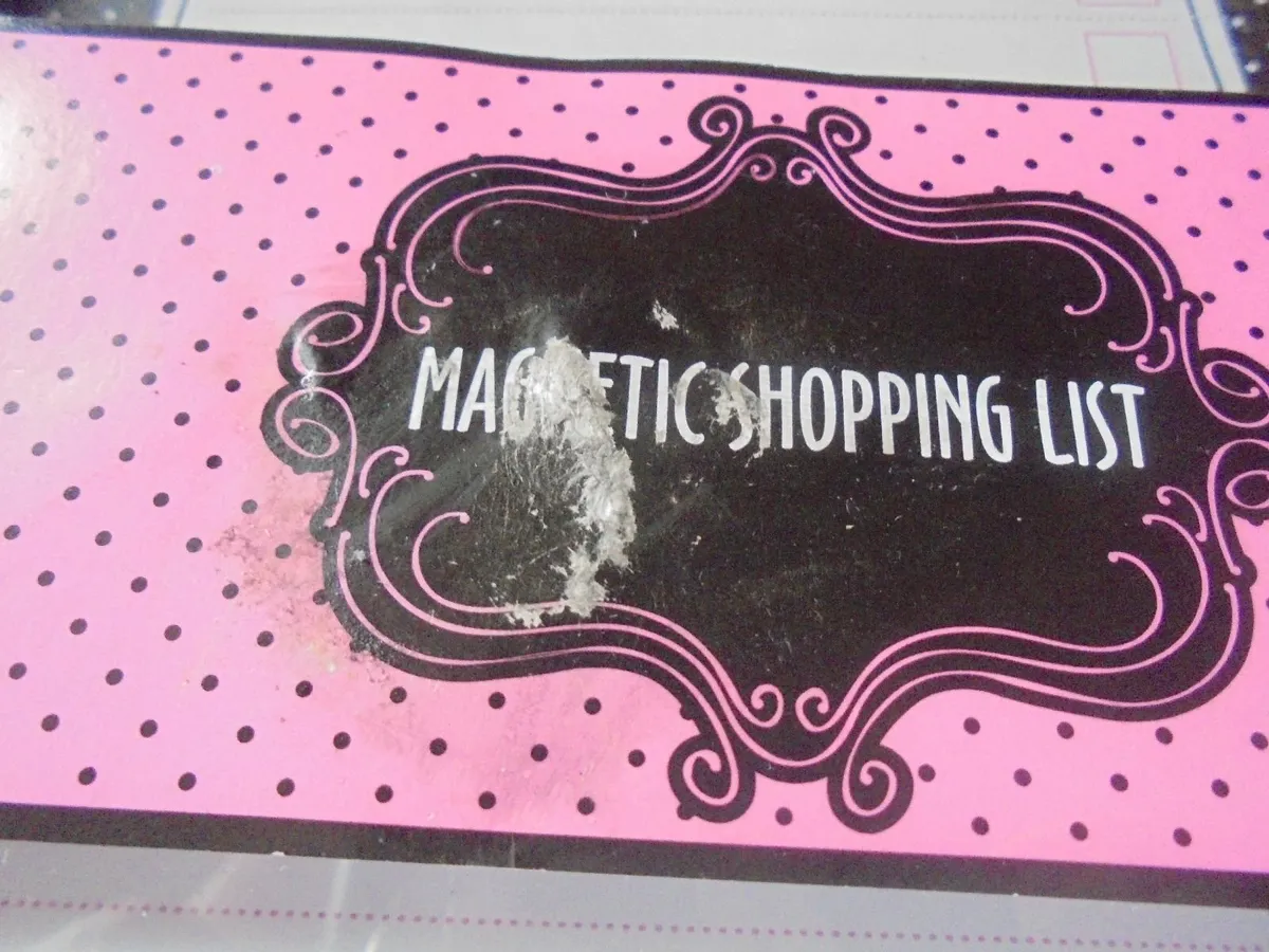Magnetic Shopping List Set for Sale - Image 4