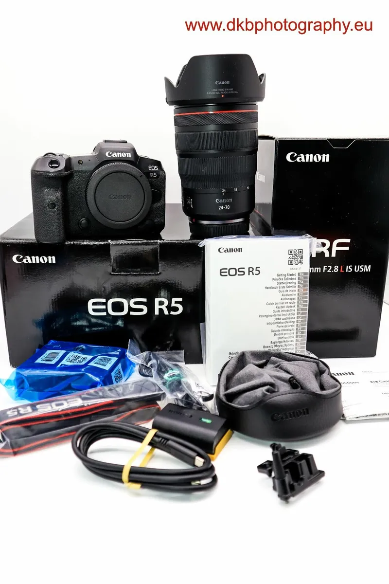CANON EOS R5 CAMERA & RF 24-70mm F2.8L IS USM LENS - Image 1