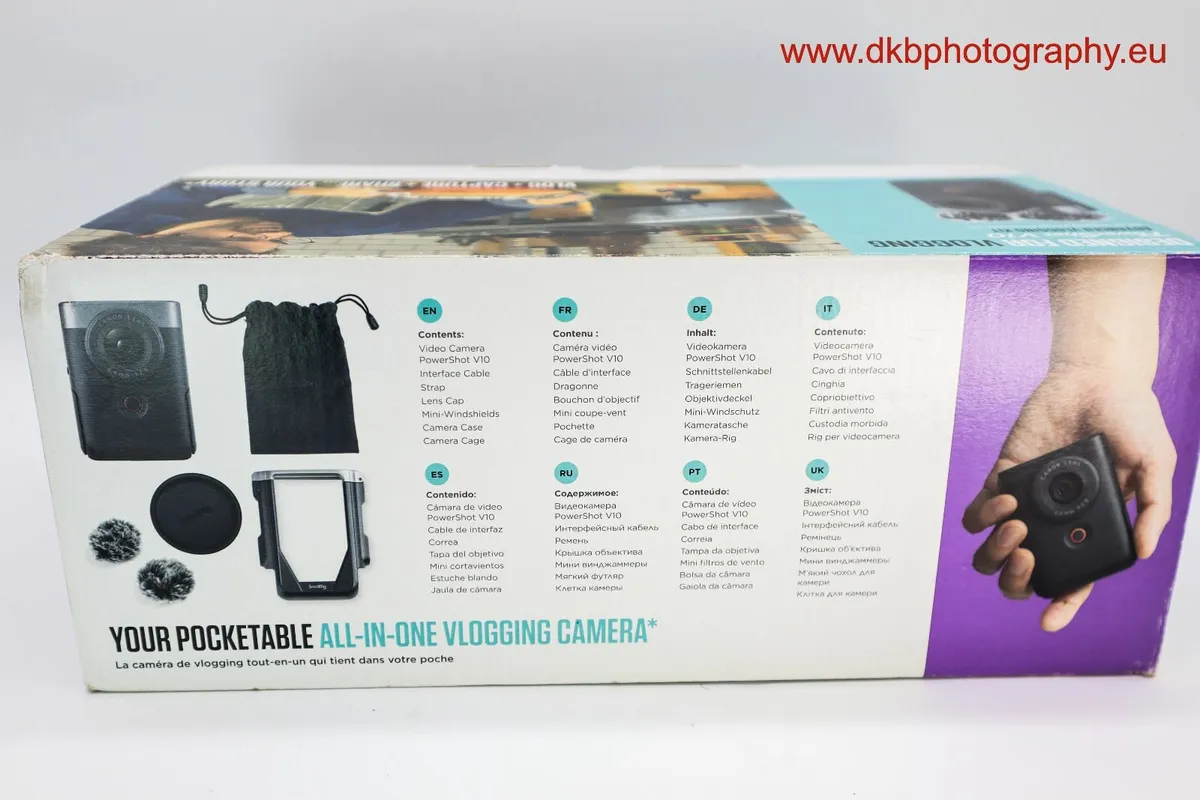 CANON POWERSHOT V10 ADVANCED VLOGGING KIT #0209 - Image 2