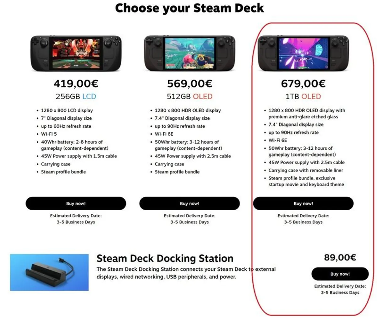 Valve Steam Deck 1TB OLED - Image 1