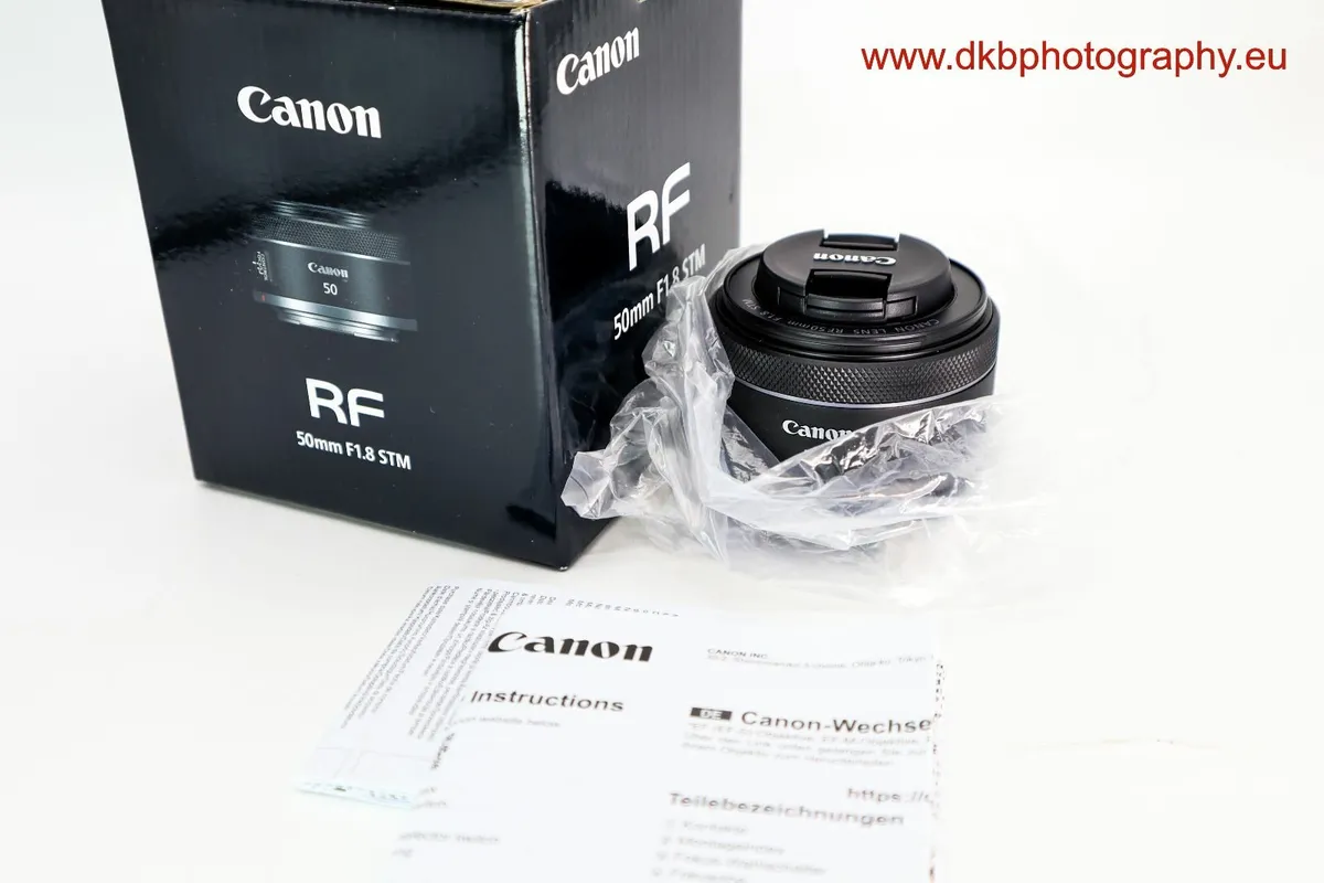 CANON RF 50mm F1.8 STM LENS #0585 - Image 2