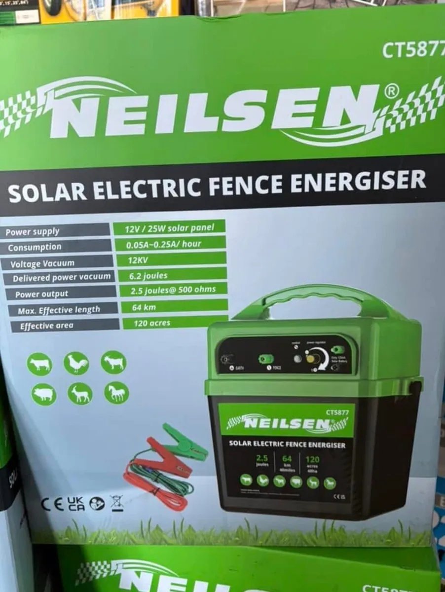 ELECTRIC FENCE SOLAR ENERGISER - Image 1
