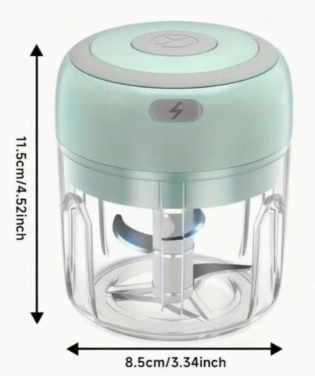250ml Small Rechargeable Mini Food Processor New. - Image 2