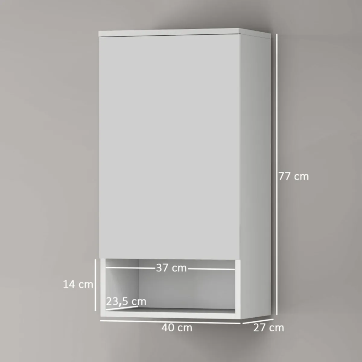 Wall-mounted bathroom cabinet, wall cabinet for ba - Image 3