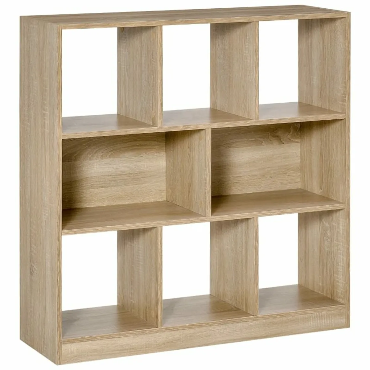 Bookshelf Shelf Standing Shelf, 8 Shelf Compartmen - Image 1