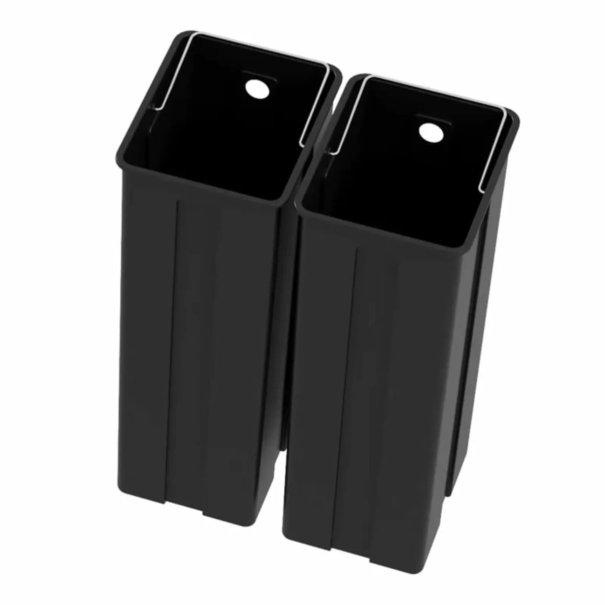 Trash Can, Bin with Lid and Pedal, Stainless Steel - Image 4