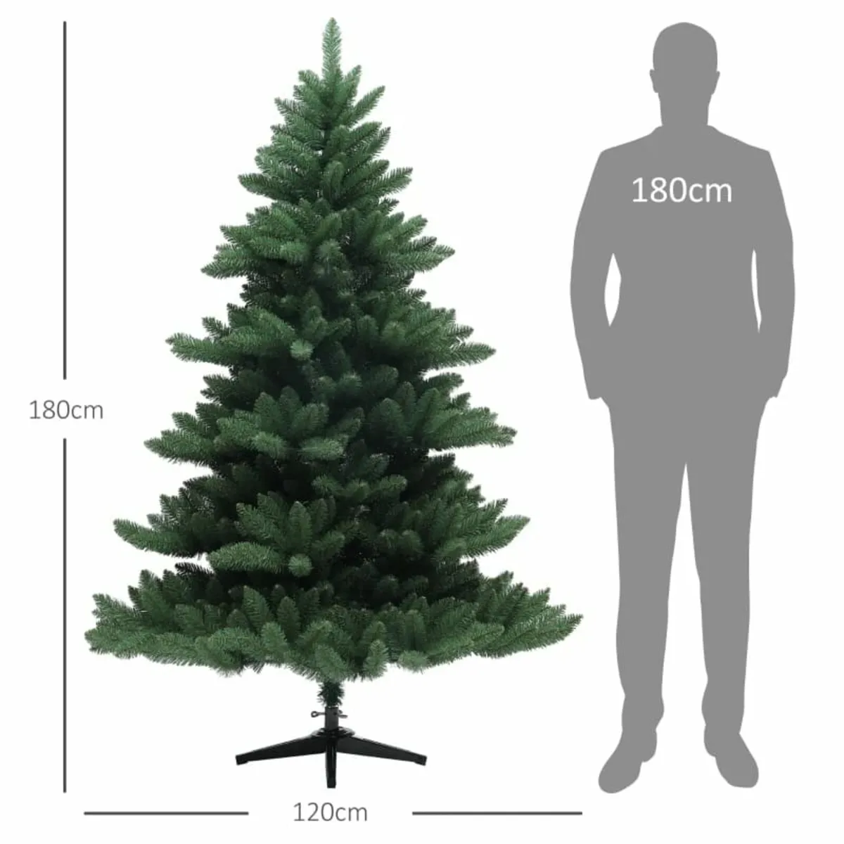 Christmas tree, Nordmann fir, lifelike, wide & lus - Image 3