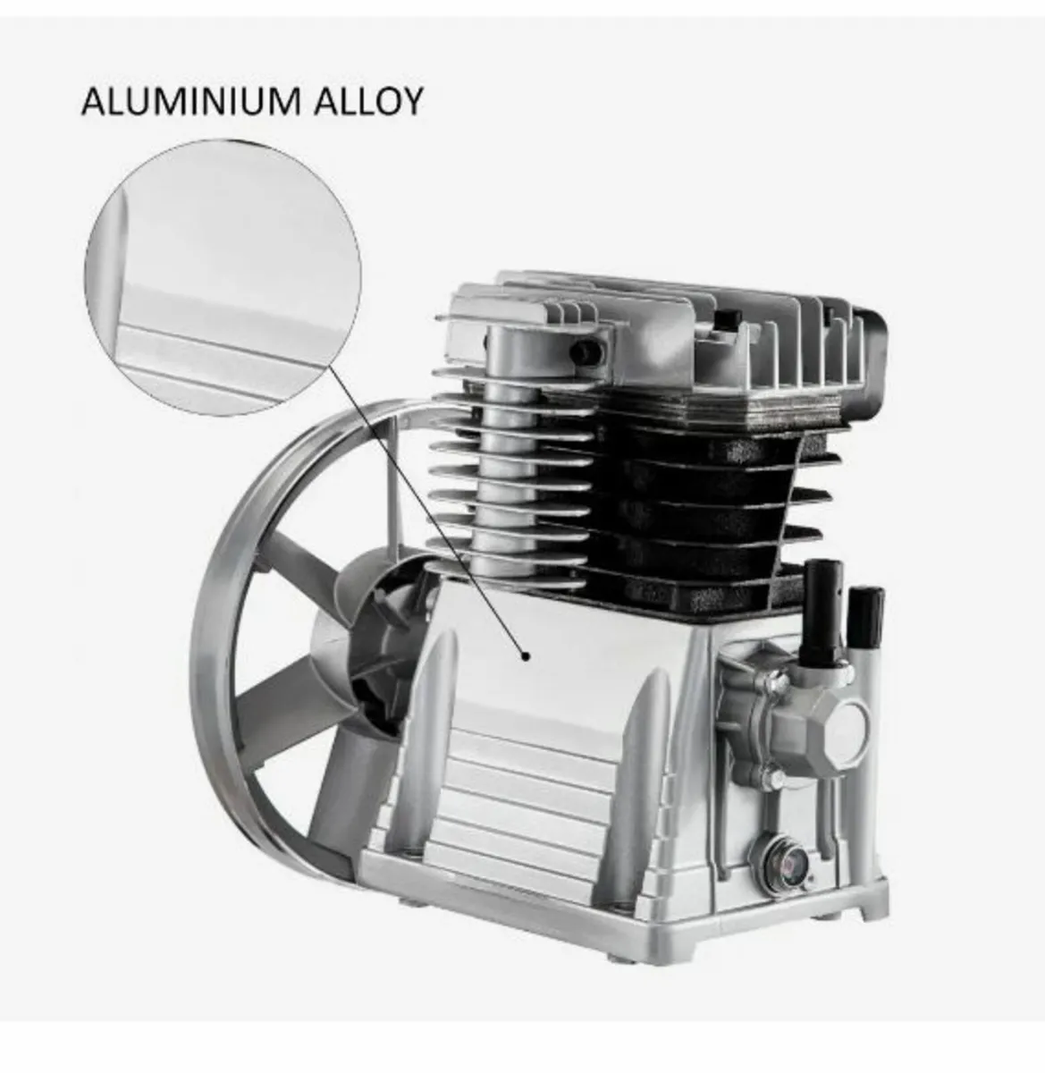 Industrial 3HP Air Compressor Head Pump Motor - Image 1