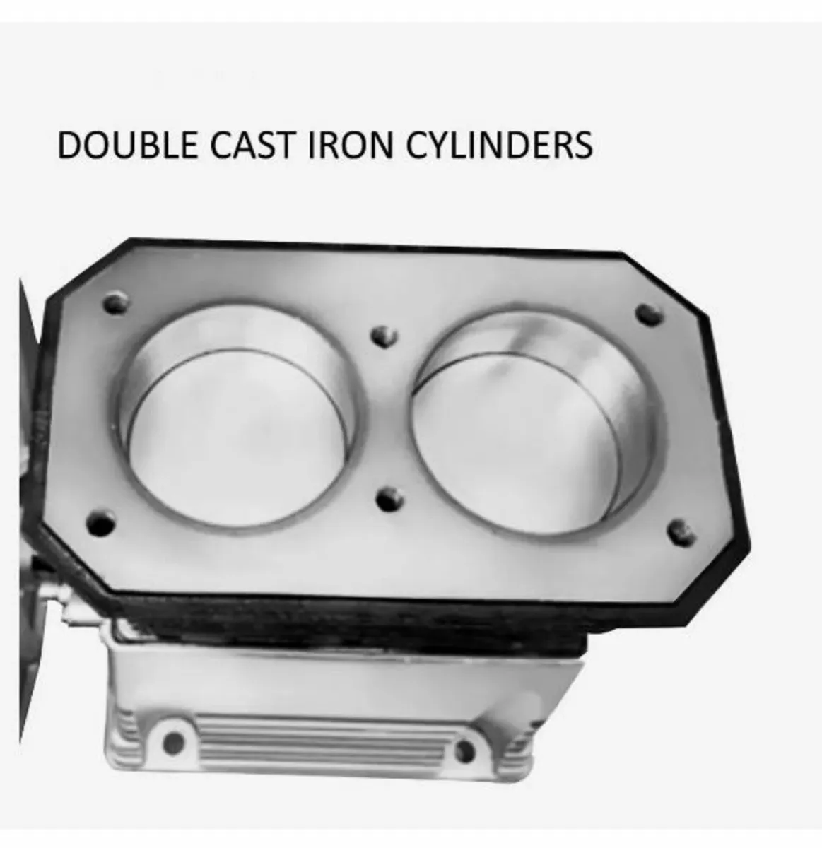 Industrial 3HP Air Compressor Head Pump Motor - Image 2