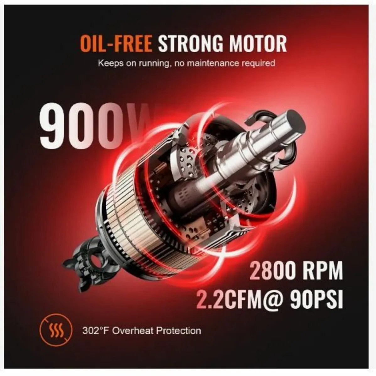 Air Compressor 18.2 L 900W - Image 3