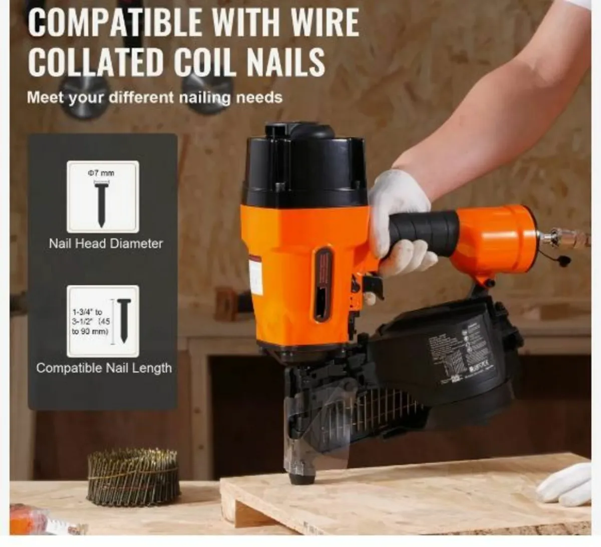 Coil Framing Nailer 44.45 mm to 88.9 mm - Image 2