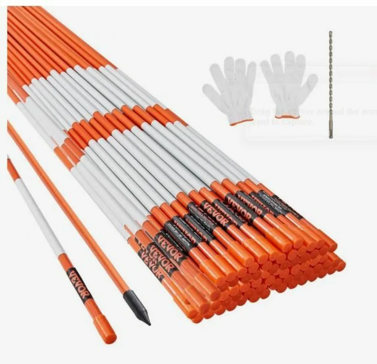 Driveway Markers, 100PCS 122 cm - Image 1