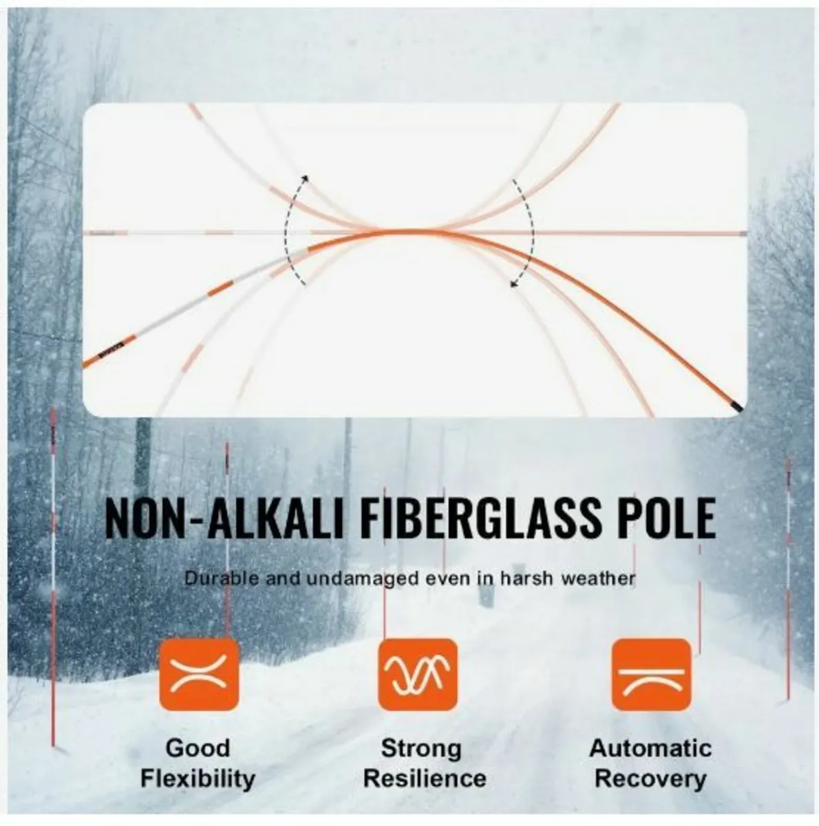 Driveway Markers, 100PCS 122 cm - Image 2