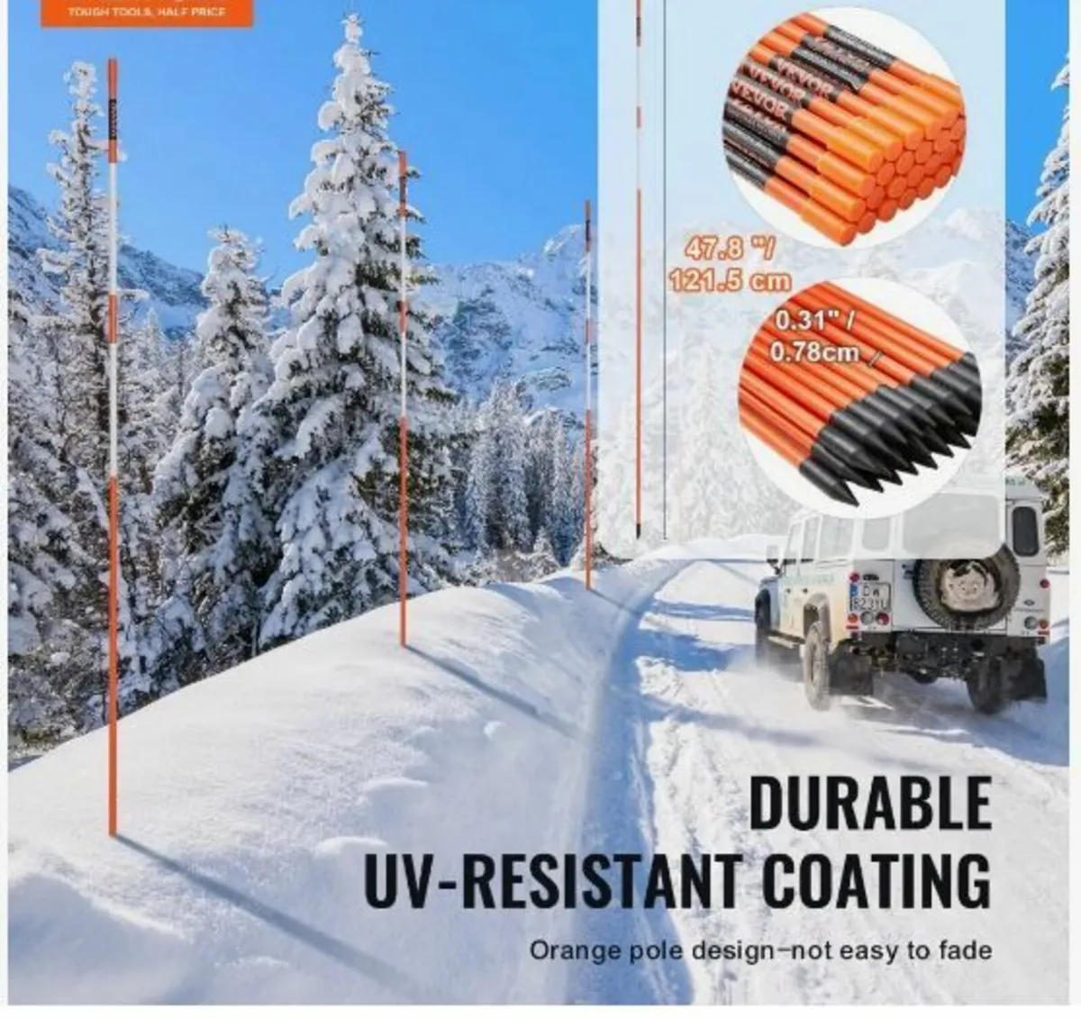 Driveway Markers, 100PCS 122 cm - Image 3