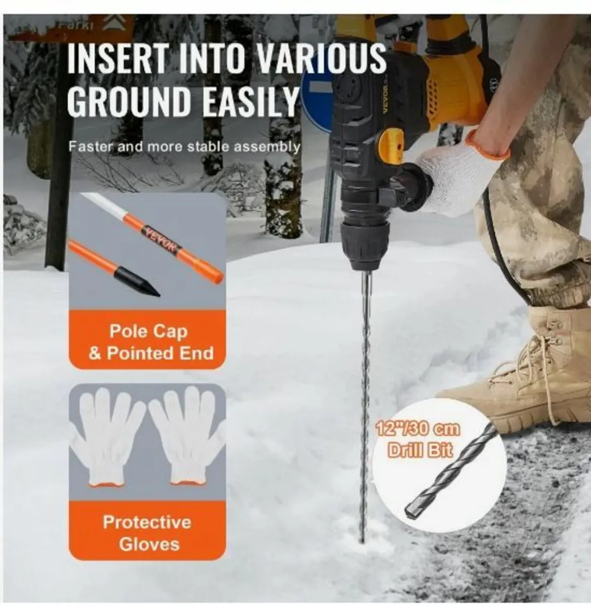 Driveway Markers, 100PCS 122 cm - Image 4