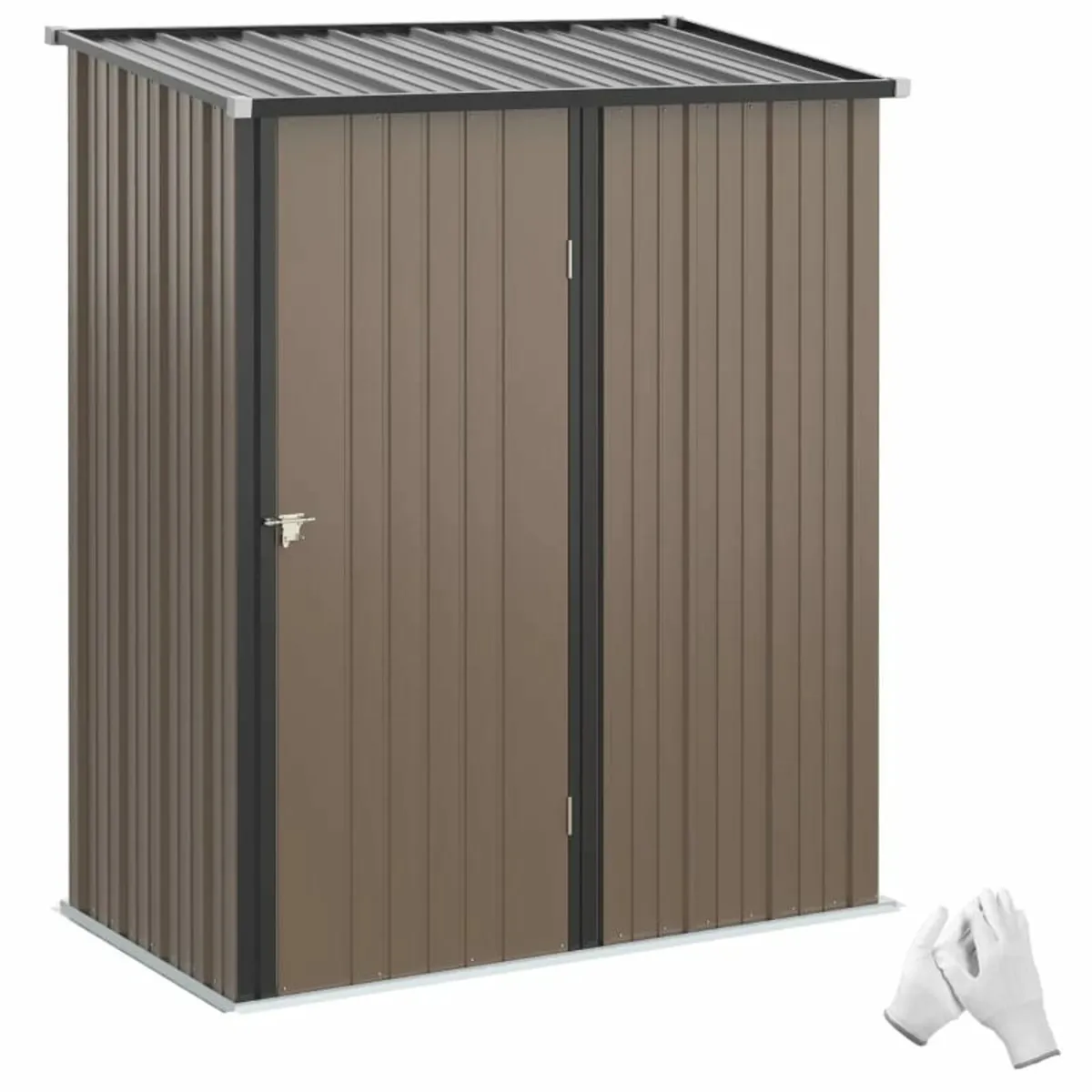 5.3ft× 3.1ft Outdoor Storage Shed, Steel Garden Sh - Image 1