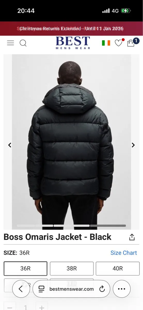 Boss Omaris Jacket - Black - Image 3