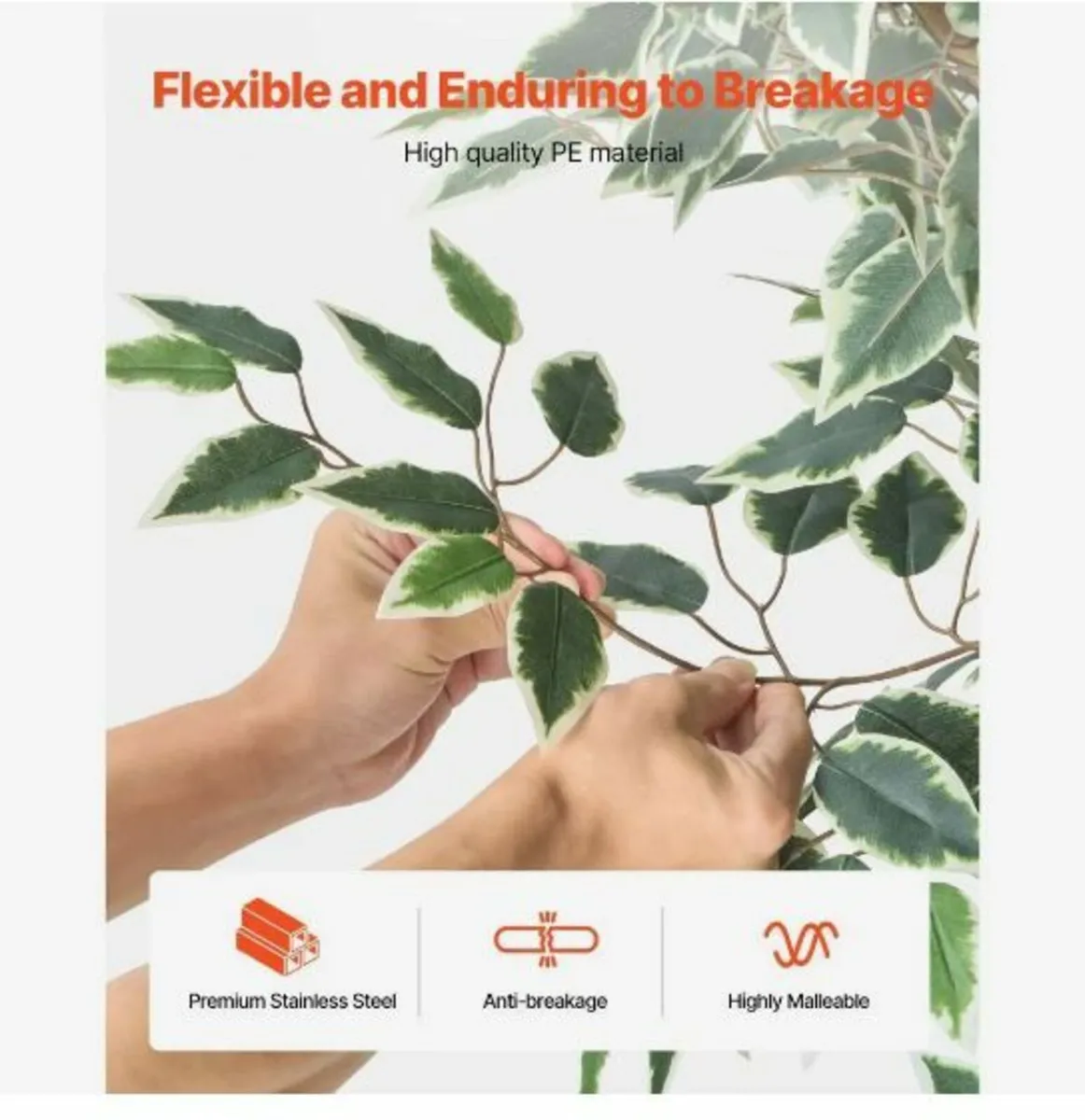 150cm Artificial Ficus Tree - Image 4