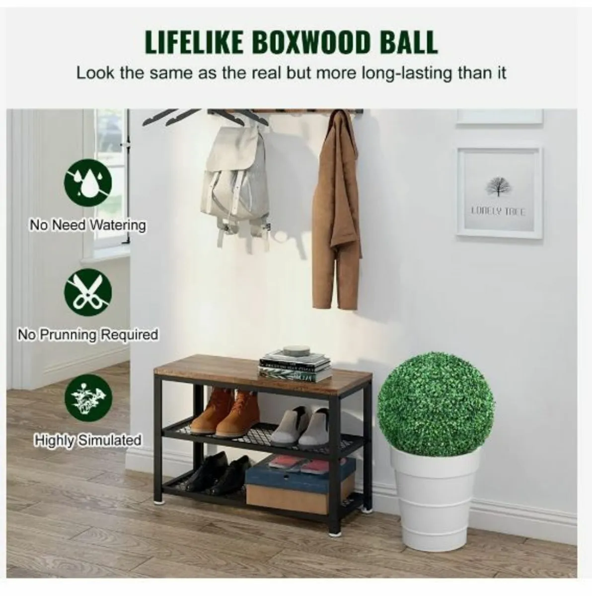 Artificial Topiaries Boxwood Trees - Image 2